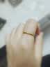 周大福婚嫁素圈黄金戒指女(工费120)15号约1.9g EOF1生日礼物 实拍图