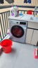 西门子（SIEMENS）iQ300 10KG大容量 全自动滚筒洗衣机自带烘干 洗烘一体 蒸汽除菌 热风清新 WN54A1X42W 国家补贴 实拍图