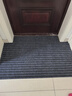 京东京造条纹拉绒入户垫 家用可裁剪除尘防滑吸水地垫进户门 灰色80*120cm 实拍图