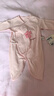 童泰婴儿半背衣春秋纯棉新生儿衣服初生宝宝和尚服满月服上衣粉色59cm 实拍图