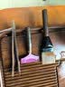 Edo黑檀木茶夹茶杯夹子茶具配件防滑茶杯茶镊子茶道六君子合金茶夹 实拍图