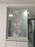 艺术画钢化玻璃屏风进门入户客厅遮挡玄关装饰现代简约轻奢隔断墙 款式1 实拍图