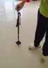 袋鼠医生拐杖老人专用防滑四脚拐棍辅助行走防摔防滑医用级老年人手杖 【强力防滑-扶手款-酒红】10挡可调+单脚+四脚 实拍图