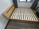 图柔【顺丰闪发】床实木床现代简约双人床主卧大床单人床出租床 单床+20CM弹簧床垫 1.5*2米 框架结构 实拍图