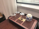 耐热玻璃茶杯果酒杯白酒杯套装品茗杯主人杯喝水杯水晶杯泡茶杯子 扳指水晶杯 100ml 4只 实拍图