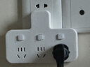 公牛（BULL）插座扩展器一转多/一转三插座/转换插头/转换器/插排/插线板 适用卧室、厨房 品字型3位分控 实拍图