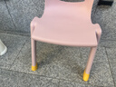 好尔塑料凳子加厚板凳可叠摞靠背椅宝宝餐椅塑料椅子家用小凳子粉26cm 实拍图