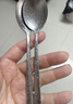 广意100%纯钛勺子 钛结晶汤饭勺餐勺调羹汤匙韩式勺两支装 GY8047 实拍图