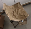 小魔户外折叠椅 折叠靠背椅加高月亮椅露营折叠凳子便携躺椅钓鱼椅 白 实拍图