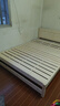 零树实木床双人床简易床1.5m*2m床+10cm椰棕床垫 包安装 JYA-04(套装) 实拍图