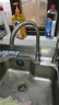 京东京造 厨房水龙头304不锈钢双水花360°旋转冷热双控适用于水槽洗菜盆 实拍图