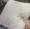 京东京造棉花糖抱枕 超柔棉棉绒沙发床头客厅办公室腰靠枕垫 灰色45x45cm 实拍图