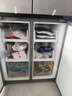 华凌美的出品406L十字双开门冰箱超薄风冷无霜一级能效双变频对开多门四门京东自营HR-426WSP国家补贴 实拍图