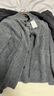 优衣库男女装souffle yarn舒芙蕾针织开衫/毛衣毛衫480023 08 深灰色 L 实拍图