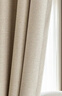 水星家纺窗帘遮光遮阳客厅卧室5A级抗菌挂钩款窗帘180宽*200高cm1片奶油色 实拍图