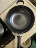 爱仕达（ASD）炒锅铸铁锅不锈无涂层平底家用铁锅炒菜锅32cm燃气电磁炉通用QB 实拍图