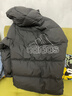 adidas 拒水防泼防风保暖鸭绒羽绒服面包服男女同款阿迪达斯官方   黑色   M 实拍图