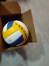 蜜乐糖排球5号PVC初中小学生中考训练比赛沙滩软排球标准机缝 实拍图