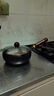 京严正宗章丘大肚铁锅家用炒菜锅无涂层不粘锅电磁炉燃气灶专用已开锅 【三次开锅发货】适用1-2人 22cm 【山东老字号铁锅技术｜百年传承】 实拍图