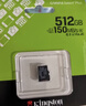 金士顿（Kingston）512GB TF（MicroSD） 存储卡 U3 A1 V30 内存卡 读速150MB/s 适配无人机/运动相机/switch/监控 实拍图