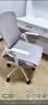 百伦百焕 实木书桌初中生学习桌带书架一体书桌北欧简约卧室办公电脑桌 奶白色桌椅套装 长120x宽50x高165cm 实拍图