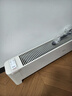 美的（Midea）【APP智能】石墨烯家用踢脚线取暖器 遥控电热电暖器 浴室速热电暖气 节能暖风机全屋升温HDS22LYR 实拍图