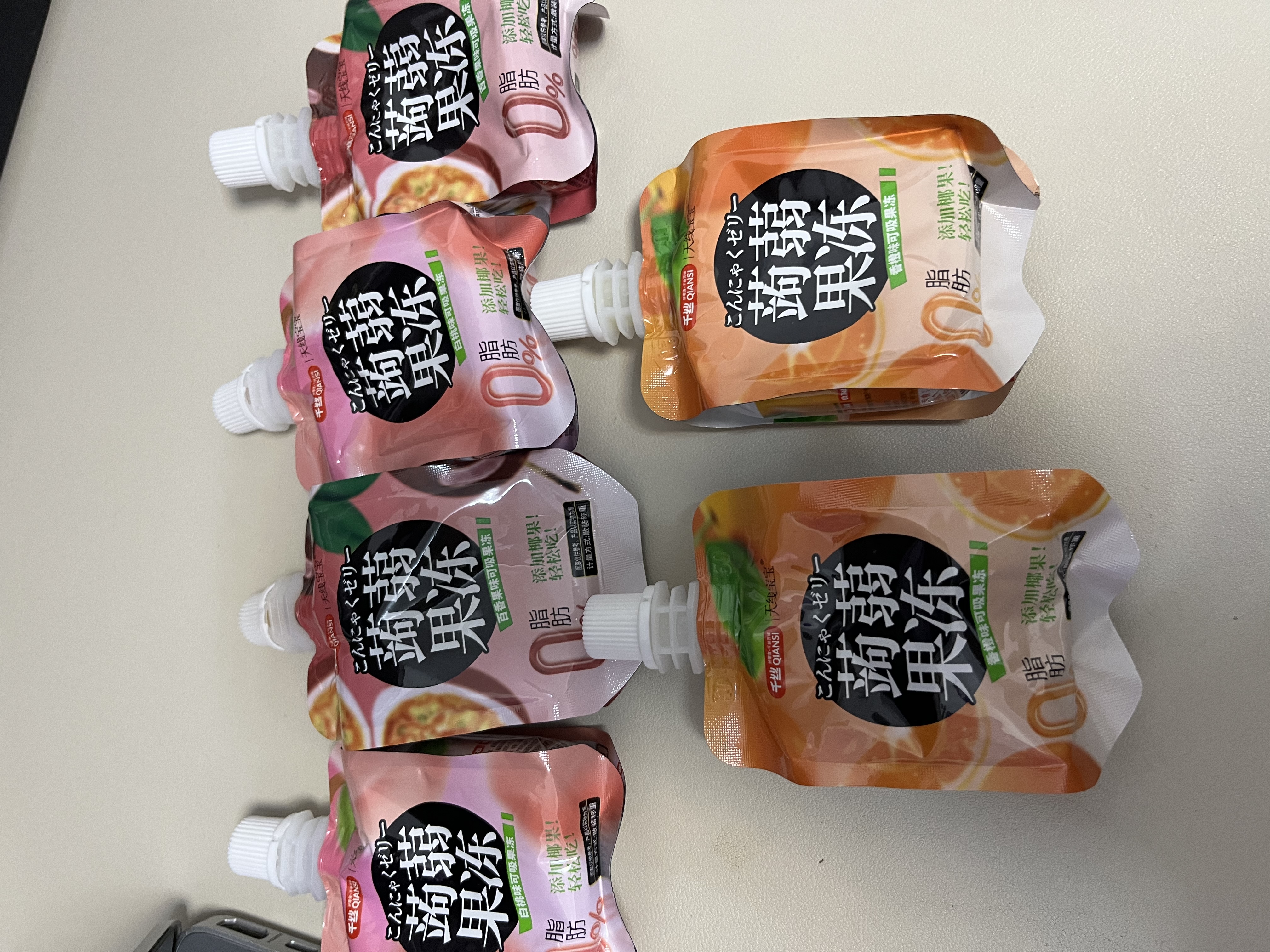 零趣 蒟蒻果冻1000g零食魔芋无脂肪网红休闲食品果汁果冻【M】 蒟蒻果冻500g*1箱 实拍图