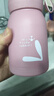 【京东物流送货上门】萌萌兔卡通水杯女牛奶玻璃杯创意便携杯子 粉色+咖色 330ml 2只 实拍图