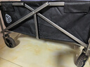 京东京造 户外露营车折叠推车营地车野餐摆摊装备买菜小拉车拖车石墨黑 实拍图