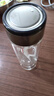 【京东物流配送】高硼硅双层玻璃杯大容量泡茶杯水杯子茶水分离杯 【双层加厚】茶杯350ml1只 实拍图
