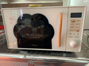 美的（Midea）小滋味微波炉微烤炸一体机萌宠猫爪外观不锈钢内胆23L家用大容量一级能效平板式热风空气炸F23G5 实拍图
