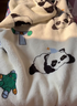 babycare婴儿毛毯抑菌绒毯双层儿童幼儿园被咘咘熊猫白 110*140 实拍图
