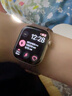 Apple/苹果 【女神节】Watch S11 智能手表GPS款42毫米玫瑰金色铝金属表壳淡桃粉色运动型表带S/M 实拍图