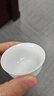 苏氏陶瓷羊脂玉白瓷功夫茶杯小碗杯陶瓷品茗杯6个装（简装）J0929 实拍图