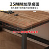 雅美乐电脑桌书桌学习桌实木芯桌子 简易家用办公电竞电脑桌台式工作台 实拍图