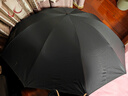 天堂伞 双人晴雨伞三折 太阳伞三折10骨加大双人超大加固 深青灰 实拍图