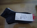 彪马（PUMA）男袜子男士运动休闲款透气中筒棉袜纯色袜男款吸汗秋冬百搭 黑灰组合 3双 均码 EU39-42（适合脚码40-44） 实拍图