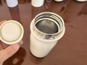 炊大皇316L不锈钢保温杯便携口袋杯子保冷小巧超轻外出350ml（霜奶白） 实拍图