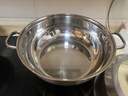 美厨（MAXCOOK）蒸锅汤锅火锅 304不锈钢单层34cm 大口径加厚复底汤蒸锅 实拍图