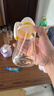 好孩子（gb）婴儿防胀气防呛奶玻璃奶瓶新生儿奶瓶吸管重力球学饮杯260ML-浅黄 实拍图