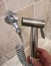 起点如日 304不锈钢马桶喷枪伴侣套装冲洗妇洗器高压喷水枪水龙头花洒喷头 亮银304喷枪【全铜分水器套装】 实拍图