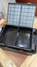 悦卡后备箱收纳箱车载储物箱车用折叠整理箱户外露营置物箱汽车用品 【升级款加厚】中号40L双盖黑灰 实拍图