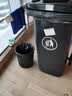 科力邦（Kelibang) 户外垃圾桶 大号加厚240L商用塑料环卫垃圾桶带盖轮工业小区物业翻盖果皮箱 灰色 单个 实拍图