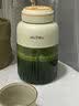 奥特优（AOTEYOU）榨汁机果蔬原汁机小型便携式榨汁杯吨吨桶鲜榨果汁机全自动家用料理机多功能冰沙奶昔机电动搅拌杯 双盖【800毫升】宝石蓝-38叶精钢刀头+食谱 【一杯双盖】秒碎冰 实拍图