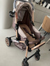 奔昂 婴儿推车可坐可躺轻便避震宝宝折叠婴儿车双向BB童车手推车 升级深卡其+一键单手收+可坐躺+双向推行+四轮高配 实拍图