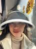 VVC遮阳帽防晒帽子女太阳帽防紫外线女大檐出游空顶帽 暮色黑 实拍图