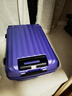 新秀丽（Samsonite）行李箱20英寸拉杆箱时尚竖条纹旅行箱包紫色GU9密码登机箱 实拍图