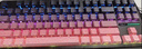 狼蛛（AULA）F87Pro无线客制化机械键盘蓝牙有线三模87键全键热插拔gasket电竞游戏专用 黑莓粉等高线 灰木轴V4 实拍图