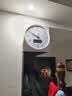 Timess 挂钟电波钟客厅万年历新款钟表日历时钟自动对时挂墙表35cm 实拍图
