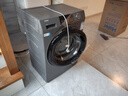 海尔（Haier）滚筒洗衣机全自动超薄平嵌大筒径一级能效变频节能除菌螨8公斤小户型洗衣机以旧换新家电补贴15% 417mm纤薄+525大筒径+智能预约+平嵌 滚筒 实拍图